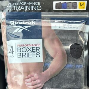 Reebok Men's Training Boxer Briefs - Black and Blue